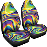 Psychedelic Gradient Print Universal Fit Car Seat Covers 102422