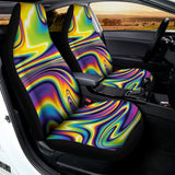 Psychedelic Gradient Print Universal Fit Car Seat Covers 102422