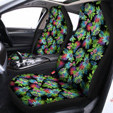 Psychedelic Hawaiian Flower Print Universal Fit Car Seat Covers 102422