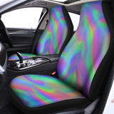 Psychedelic Holographic Trippy Print Universal Fit Car Seat Covers 102422