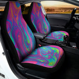 Psychedelic Liquid Print Universal Fit Car Seat Covers 102422