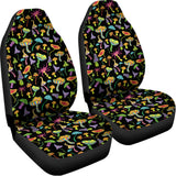 Psychedelic Mushroom Pattern Print Universal Fit Car Seat Covers 102422