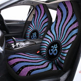 Psychedelic Om Print Universal Fit Car Seat Covers 102422