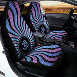 Psychedelic Om Print Universal Fit Car Seat Covers 102422