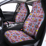 Psychedelic Pizza Pattern Print Universal Fit Car Seat Covers 102422