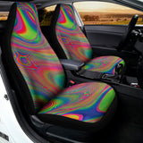 Psychedelic Rave Print Universal Fit Car Seat Covers 102422
