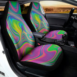 Psychedelic Soap Bubble Print Universal Fit Car Seat Covers 102422