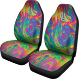 Psychedelic Surface Print Universal Fit Car Seat Covers 102422