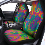 Psychedelic Surface Print Universal Fit Car Seat Covers 102422