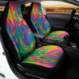 Psychedelic Surface Print Universal Fit Car Seat Covers 102422