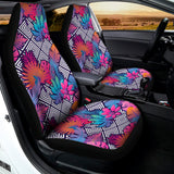 Psychedelic Tropical Aloha Pattern Print Universal Fit Car Seat Covers 102422