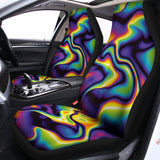 Psychedelic Wavy Print Universal Fit Car Seat Covers 102422