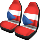 Puerto Rican Flag Print Universal Fit Car Seat Covers 102422