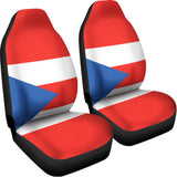 Puerto Rican Flag Print Universal Fit Car Seat Covers 102422
