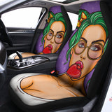 Punk Girl And Lollipop Print Universal Fit Car Seat Covers 102422