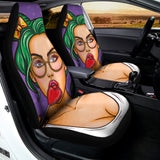 Punk Girl And Lollipop Print Universal Fit Car Seat Covers 102422