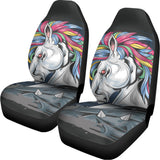 Punk Unicorn Print Universal Fit Car Seat Covers 102422