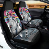 Punk Unicorn Print Universal Fit Car Seat Covers 102422