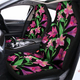 Purple Alstroemeria Pattern Print Universal Fit Car Seat Covers 102422