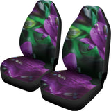 Purple Alstroemeria Print Universal Fit Car Seat Covers 102422