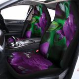 Purple Alstroemeria Print Universal Fit Car Seat Covers 102422