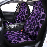 Purple And Black Cheetah Print Universal Fit Car Seat Covers 102422
