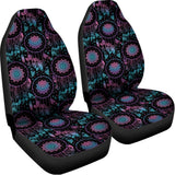 Purple And Blue Dream Catcher Print Universal Fit Car Seat Covers 102422