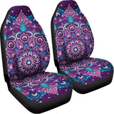 Purple And Blue Mandala Print Universal Fit Car Seat Covers 102422