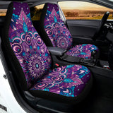 Purple And Blue Mandala Print Universal Fit Car Seat Covers 102422