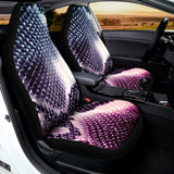 Purple And Blue Snakeskin Print Universal Fit Car Seat Covers 102422