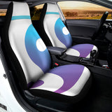 Purple And Blue Yin Yang Print Universal Fit Car Seat Covers 102422