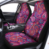 Purple And Pink Paisley Pattern Print Universal Fit Car Seat Covers 102422
