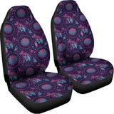 Purple And Teal Dream Catcher Print Universal Fit Car Seat Covers 102422