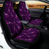 Purple And Teal Giraffe Pattern Print Universal Fit Car Seat Covers 102422
