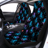 Purple And Teal Octopus Pattern Print Universal Fit Car Seat Covers 102422