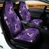 Purple Aquarius Zodiac Pattern Print Universal Fit Car Seat Covers 102422