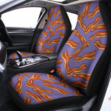 Purple Bacon Pattern Print Universal Fit Car Seat Covers 102422