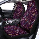 Purple Bohemian Dream Catcher Print Universal Fit Car Seat Covers 102422