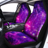 Purple Bursting Galaxy Space Print Universal Fit Car Seat Covers 102422