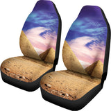 Purple Cloud Pyramid Print Universal Fit Car Seat Covers 102422