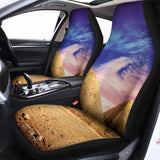 Purple Cloud Pyramid Print Universal Fit Car Seat Covers 102422