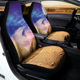 Purple Cloud Pyramid Print Universal Fit Car Seat Covers 102422