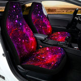 Purple Dark Galaxy Space Print Universal Fit Car Seat Covers 102422
