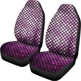 Purple Disco Lights Pattern Print Universal Fit Car Seat Covers 102422