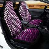 Purple Disco Lights Pattern Print Universal Fit Car Seat Covers 102422