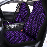 Purple Dragon Scales Pattern Print Universal Fit Car Seat Covers 102422