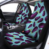 Purple Eggplant Pattern Print Universal Fit Car Seat Covers 102422