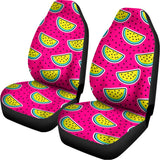 Purple Fancy Watermelon Pattern Print Universal Fit Car Seat Covers 102422