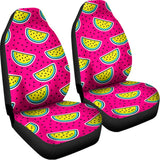 Purple Fancy Watermelon Pattern Print Universal Fit Car Seat Covers 102422