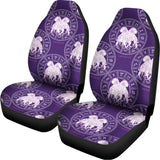 Purple Gemini Zodiac Pattern Print Universal Fit Car Seat Covers 102422